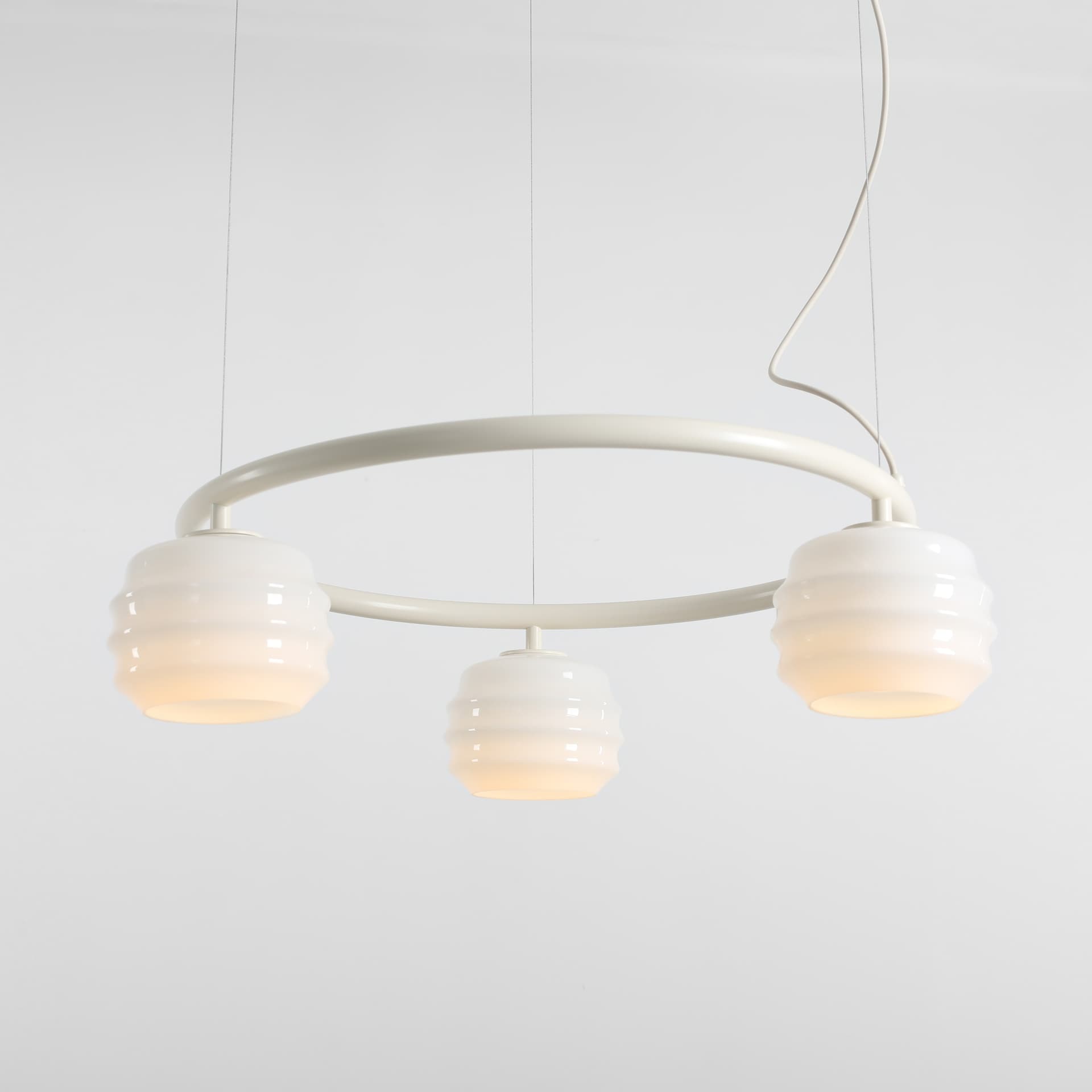Pendant lamp Puff 3 Ring Cotton, Artera - 402169