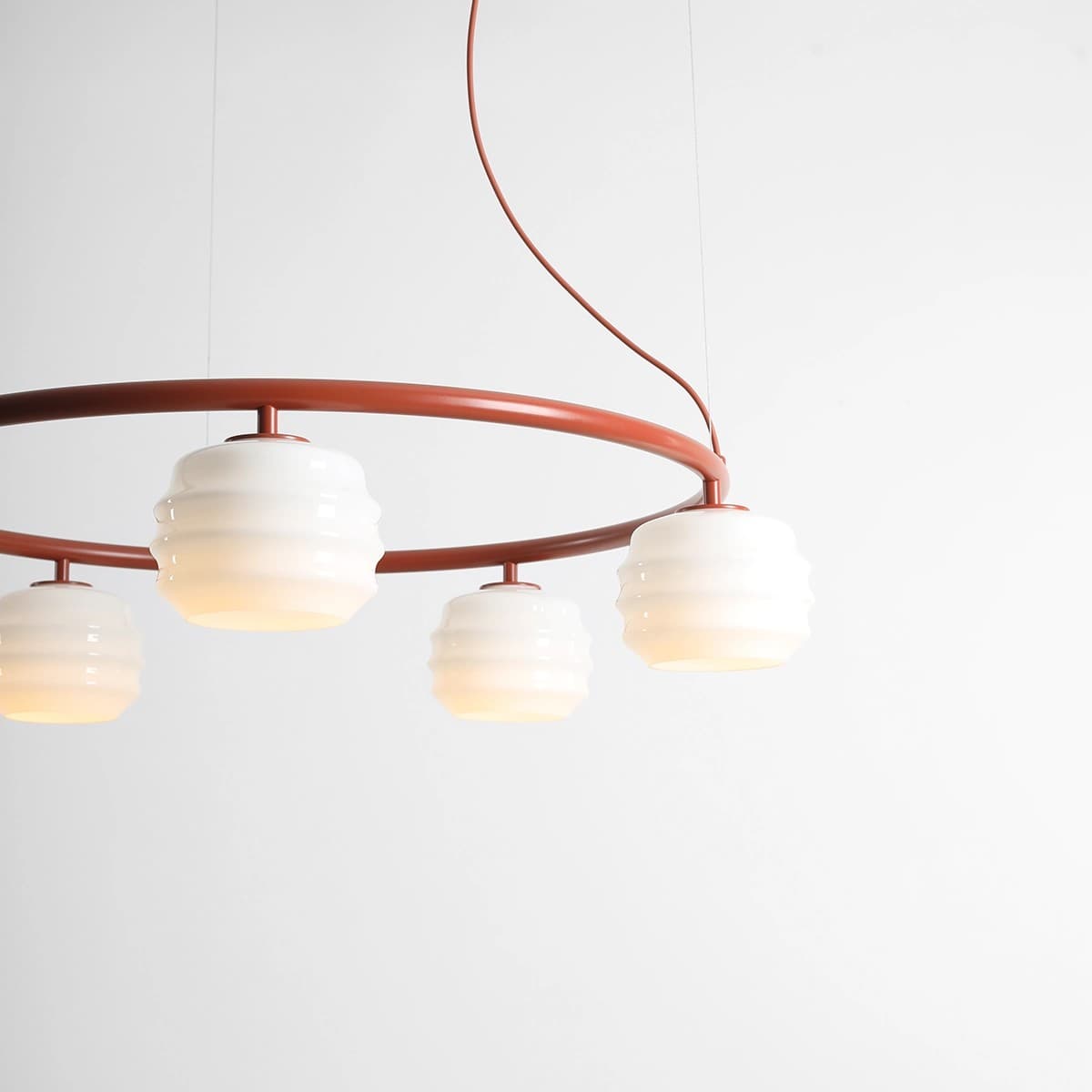Pendant lamp Puff 5 Ring Terra, Artera - 402189