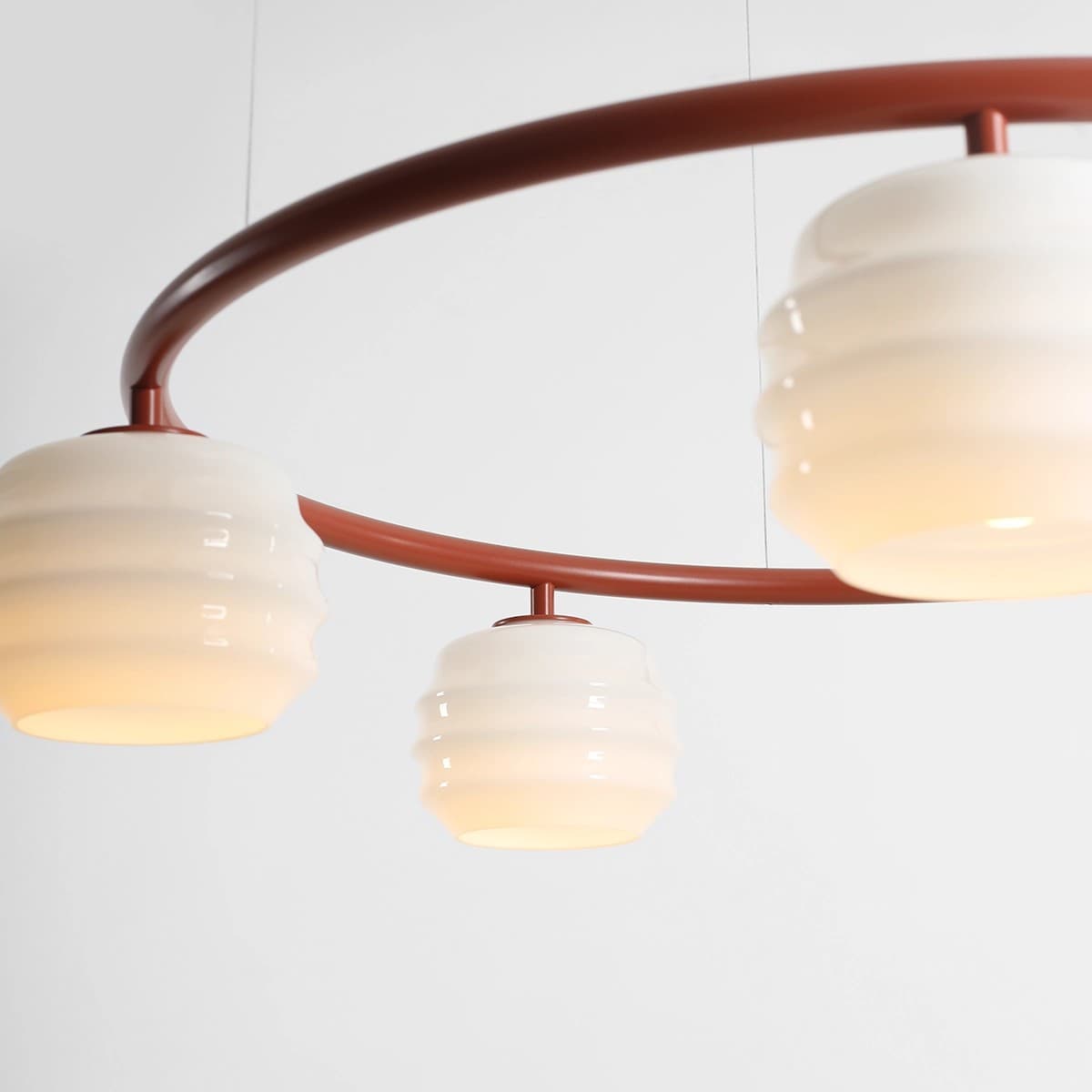 Pendant lamp Puff 5 Ring Terra, Artera - 402188