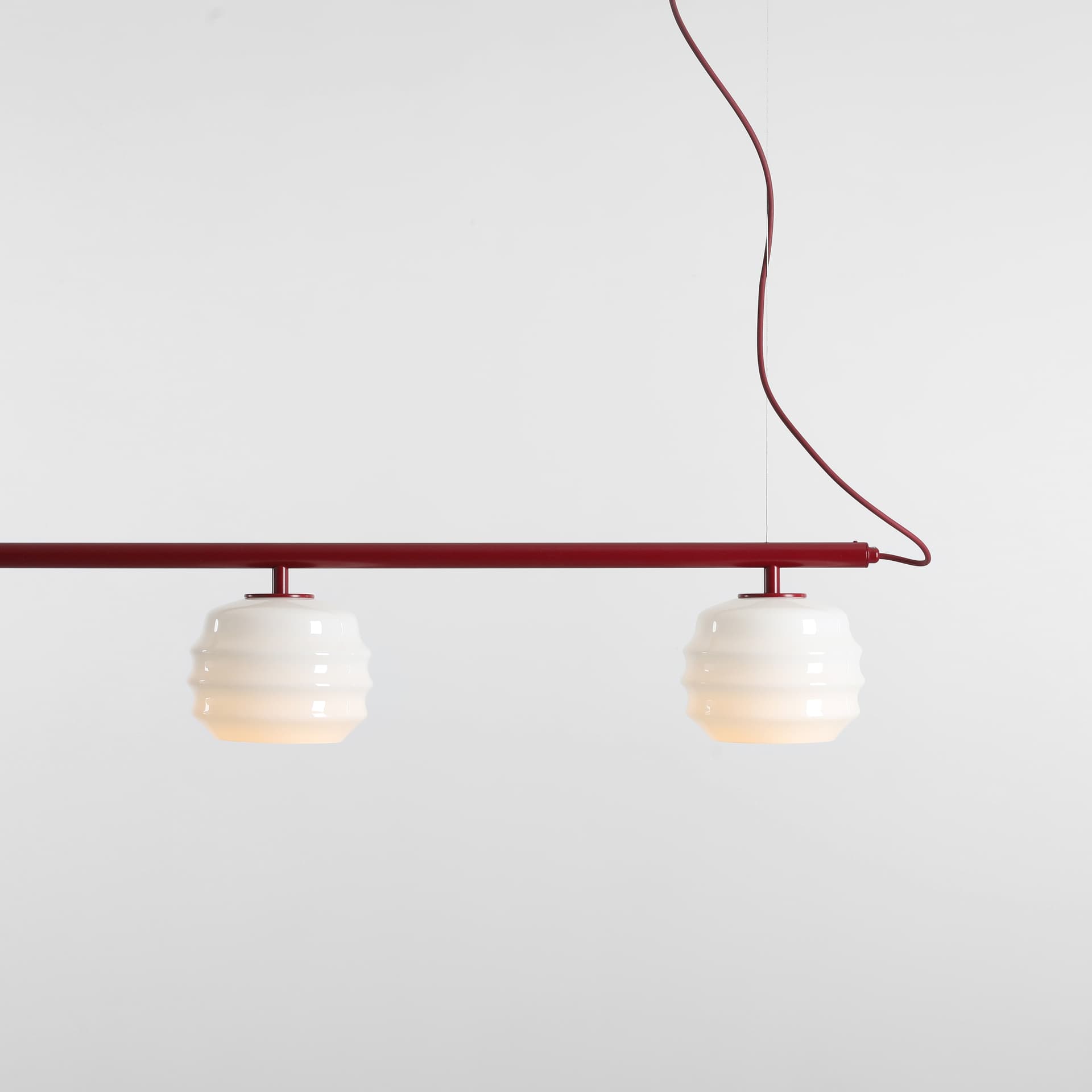 Pendant lamp Puff 3 Red Wine, Artera - 402198