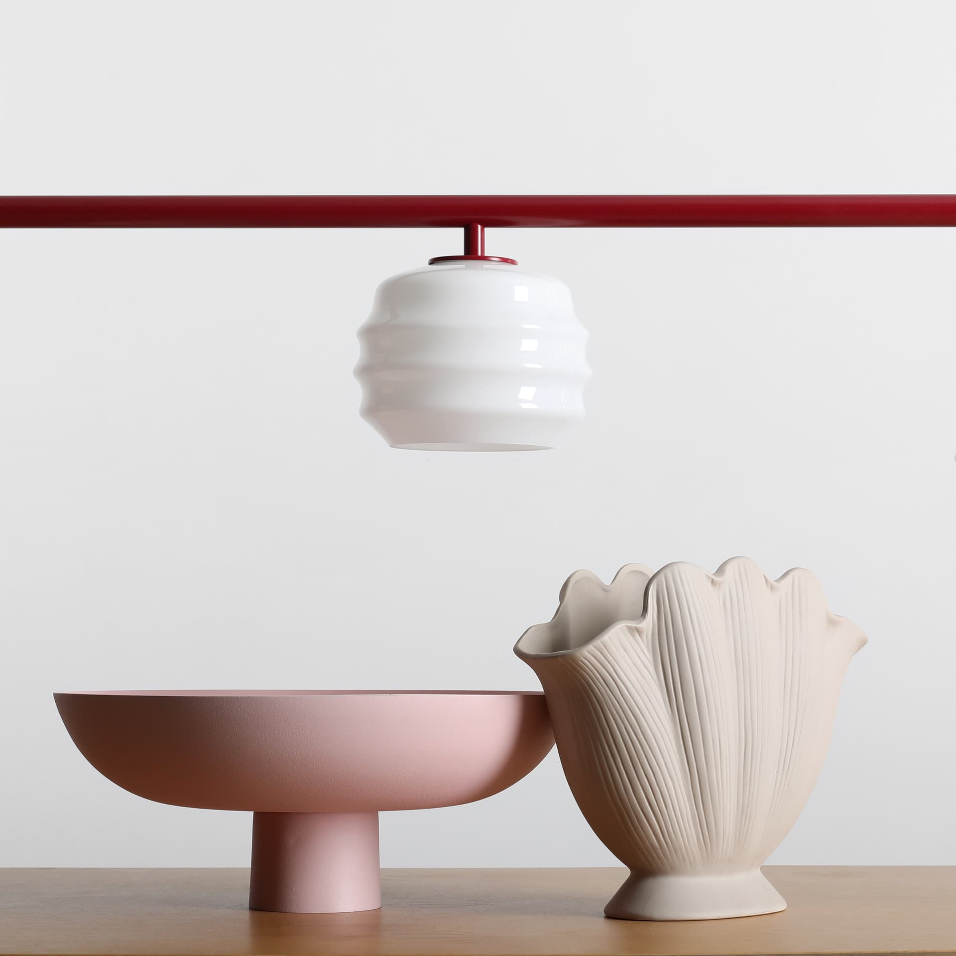 Pendant lamp Puff 3 Red Wine, Artera - 402200