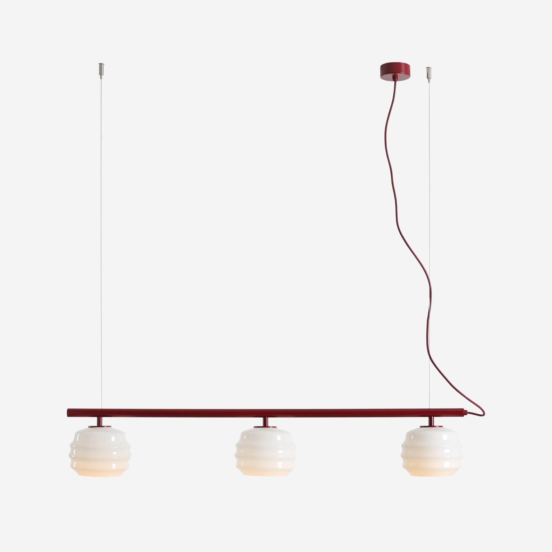 Pendant lamp Puff 3 Red Wine, Artera - 402201