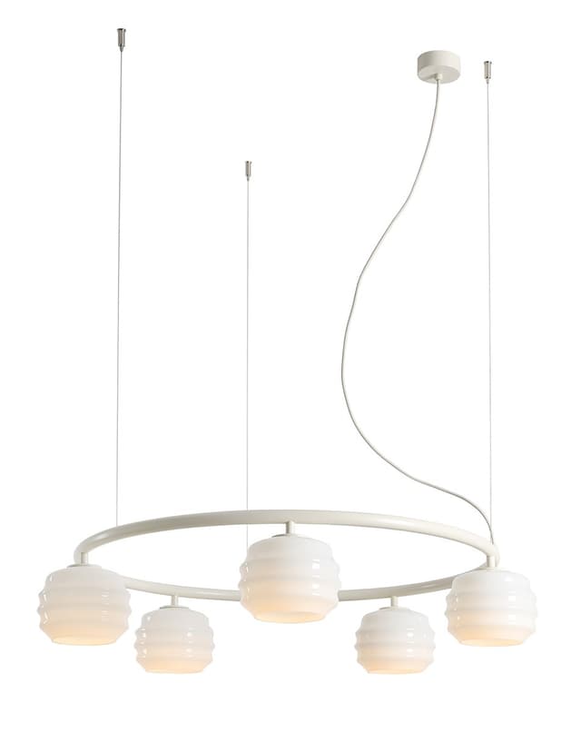 Pendant lamp Puff 5 Ring Cotton, Artera - DIMENSION