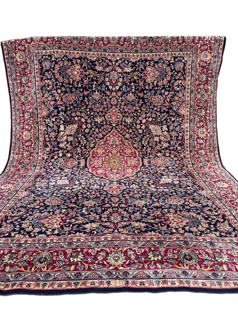 Dywan Kerman, 480x360 cm, wielokolorowy, wełna, Iran