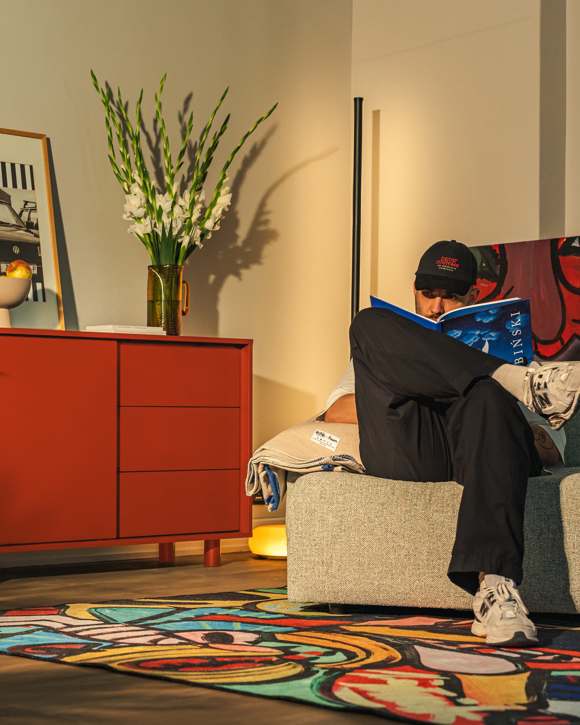 Komoda Pac czerwony, Feum - 33048