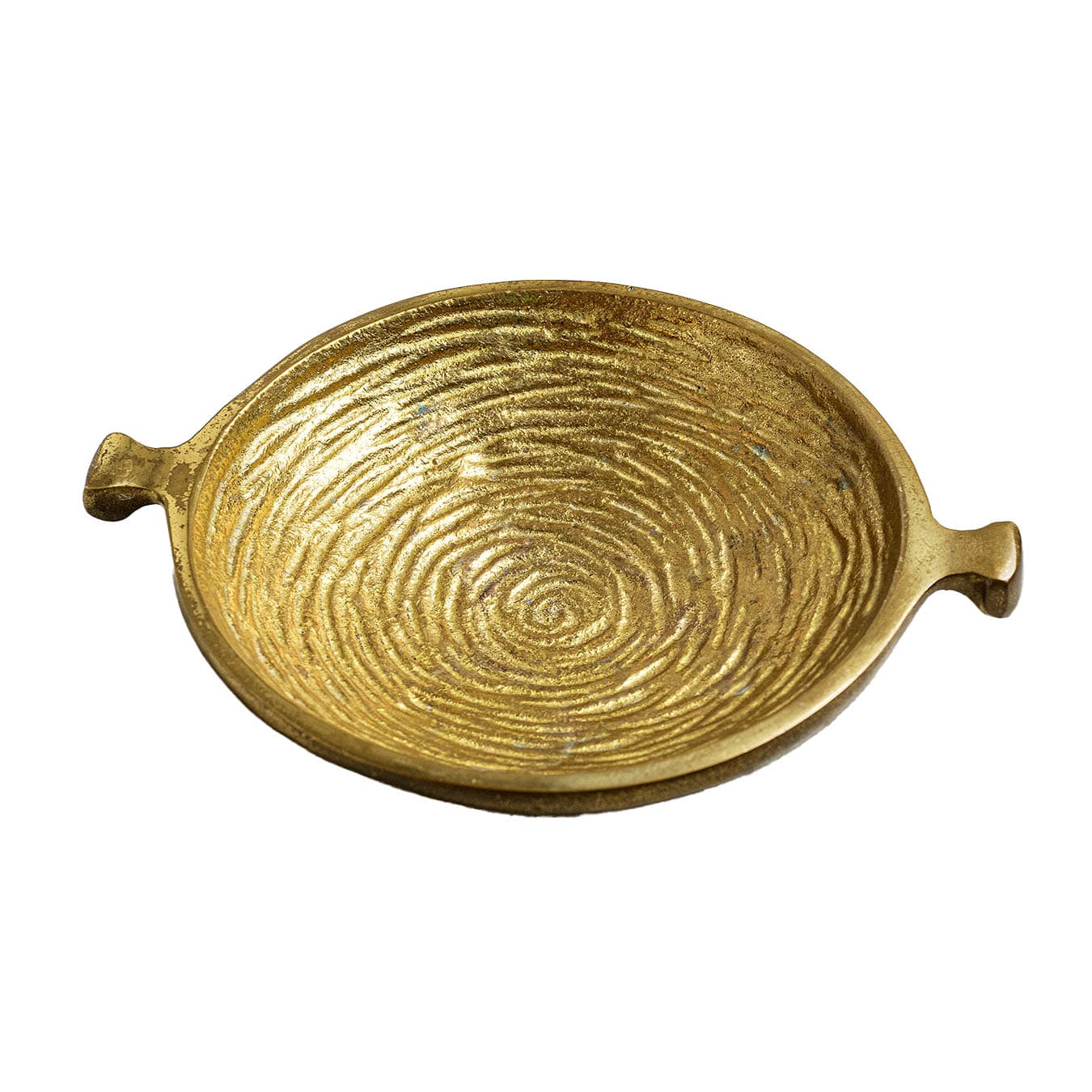 Ciężka misa, odlew z brązu. Stojąca na trójnogu, piękna forma. - 47676