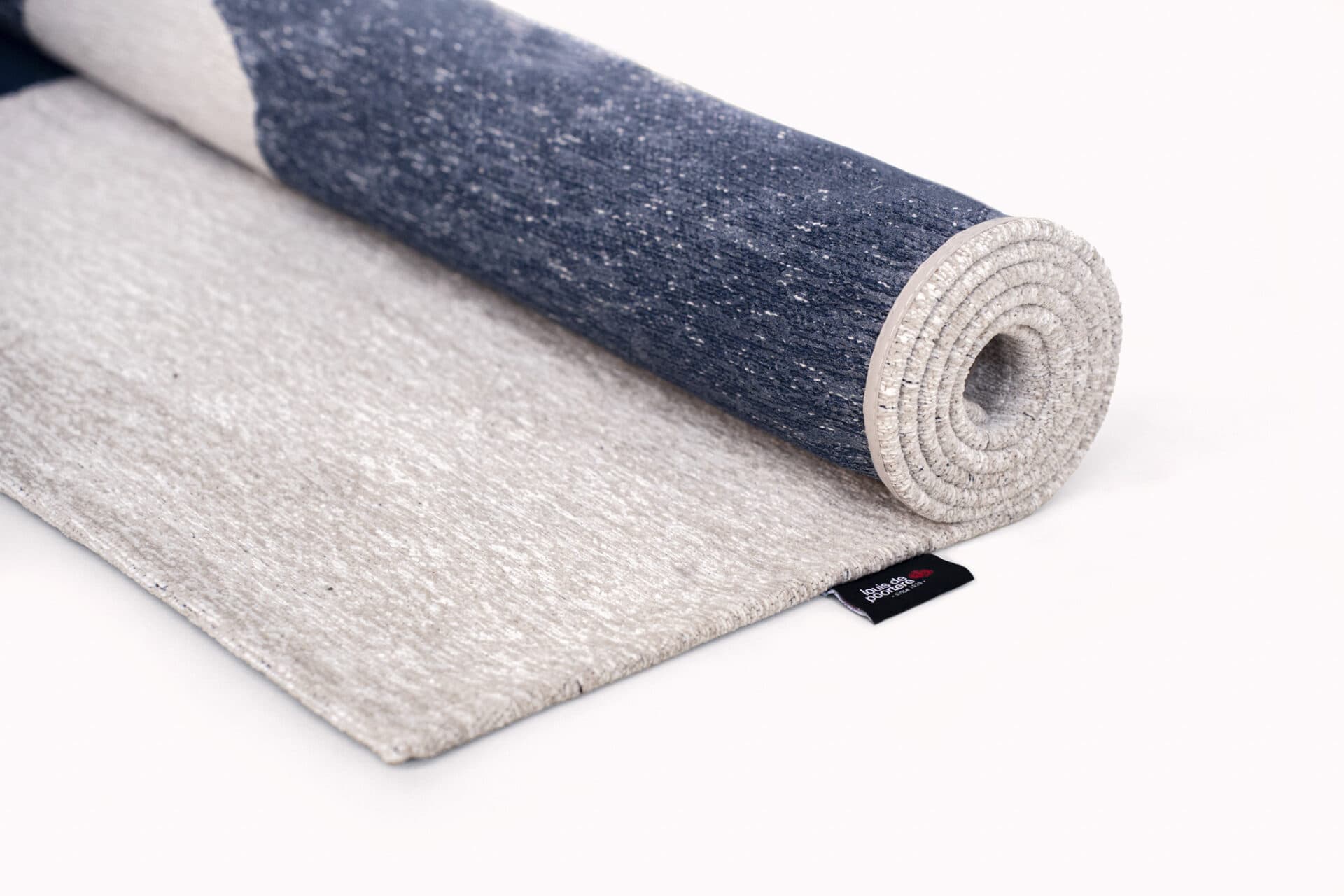 Rug Ribbon Sea Ink 140x200 cm beige, navy blue, Louis De Poortere - 52899