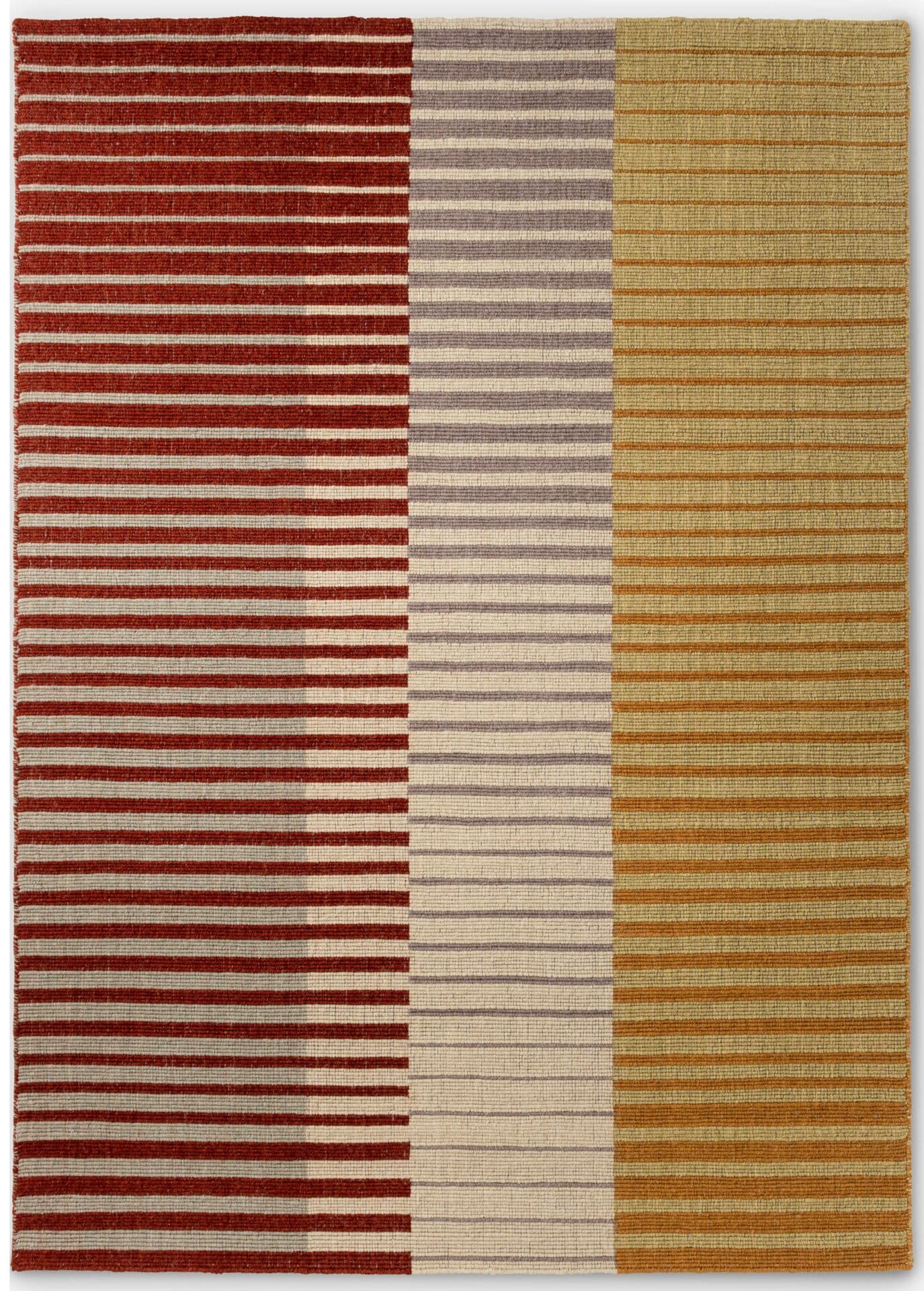 Dywan Artisan Focus Dawn, czerwony, żółty, wełna, 140x200 cm, Brink & Campman