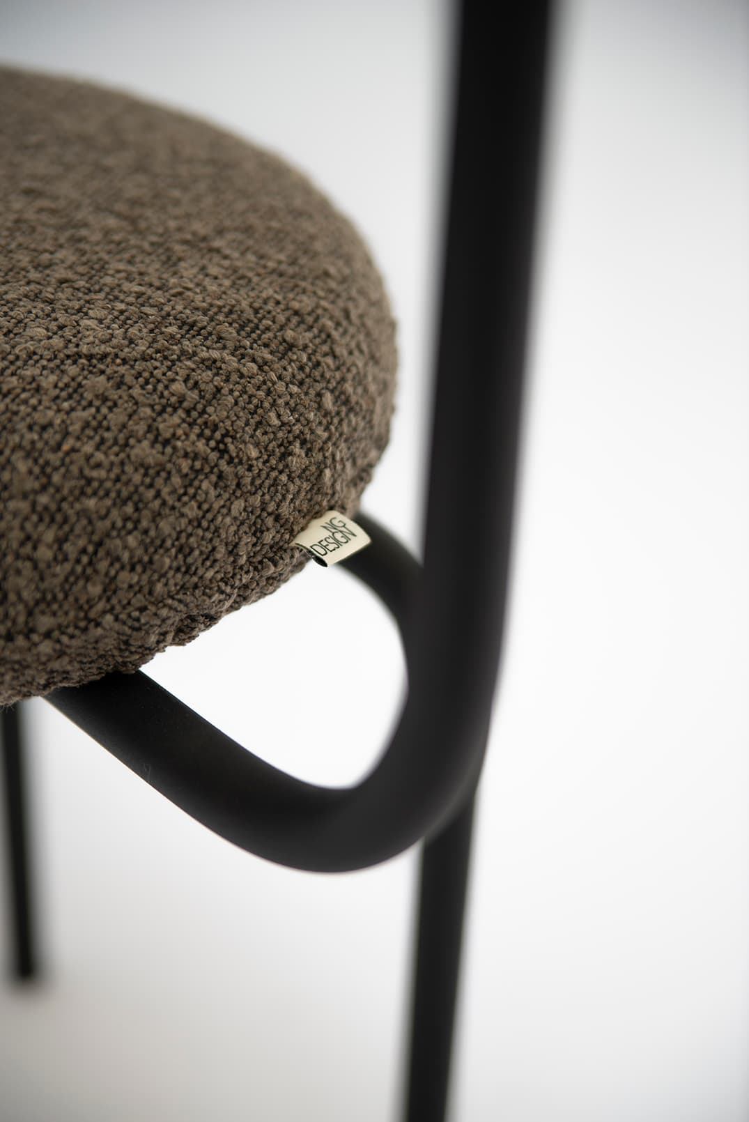 Krzesło tapicerowane boucle Mouse Object077, NG Design - 62923