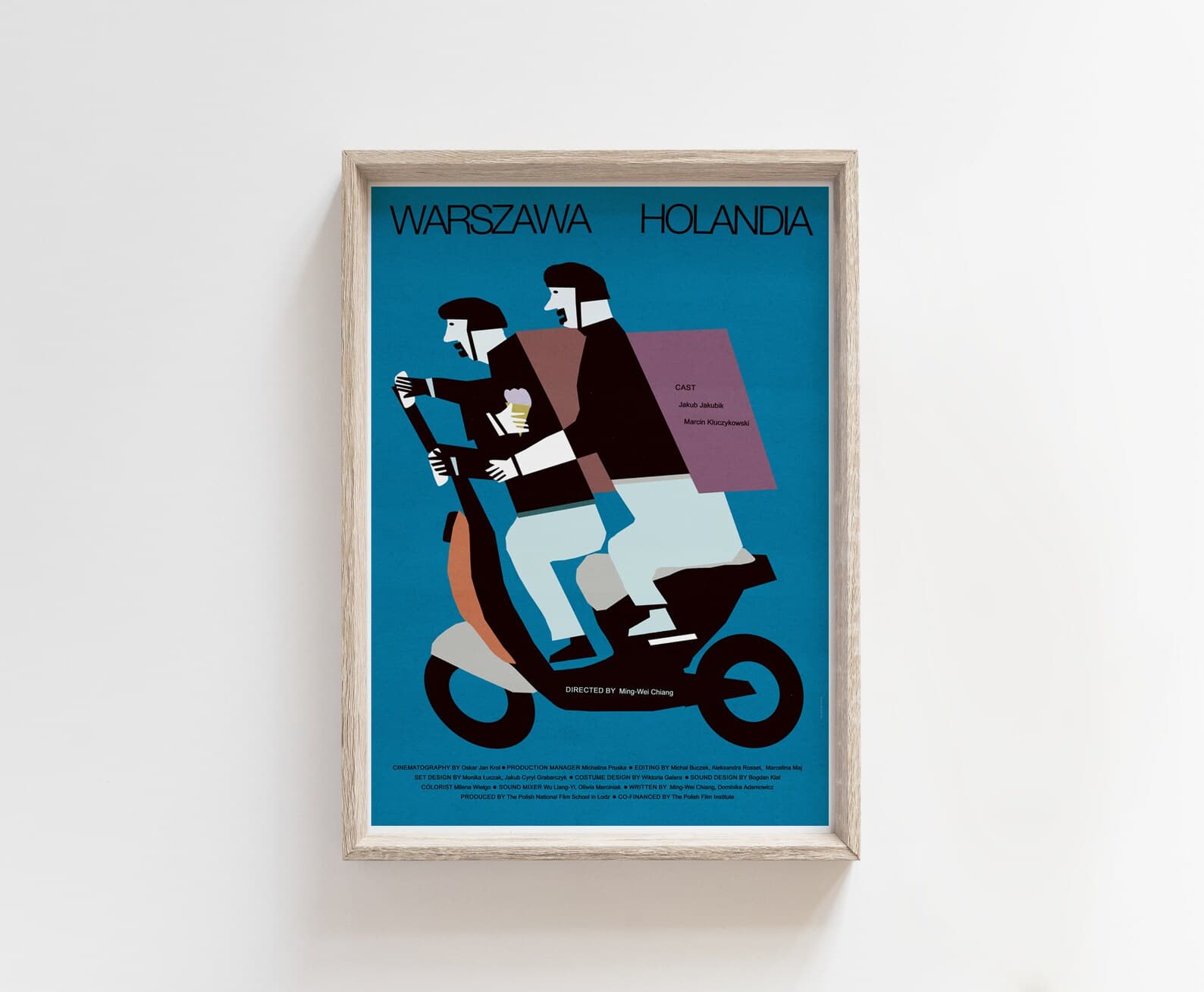 Poster Warszawa - Holandia, 50x70 cm, by J. Zasada, Jakub Zasada - 67820