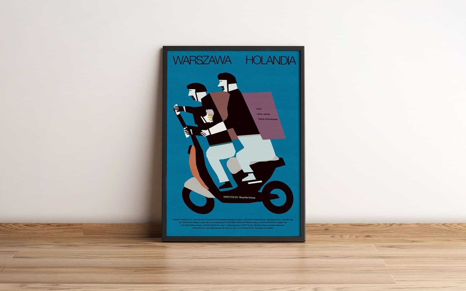 Poster Warszawa - Holandia, 50x70 cm, by J. Zasada, Jakub Zasada - 67821