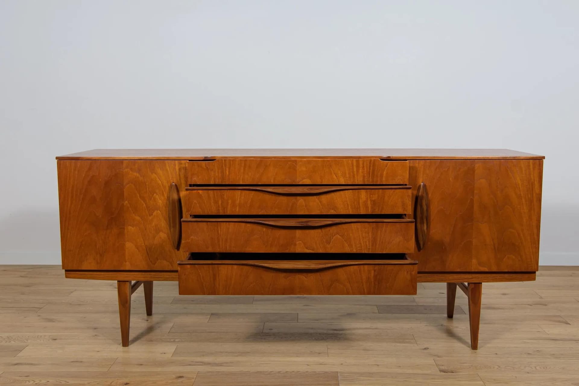 Komoda, teak brązowy, G-Plan, Wielka Brytania, lata 60. - 73880