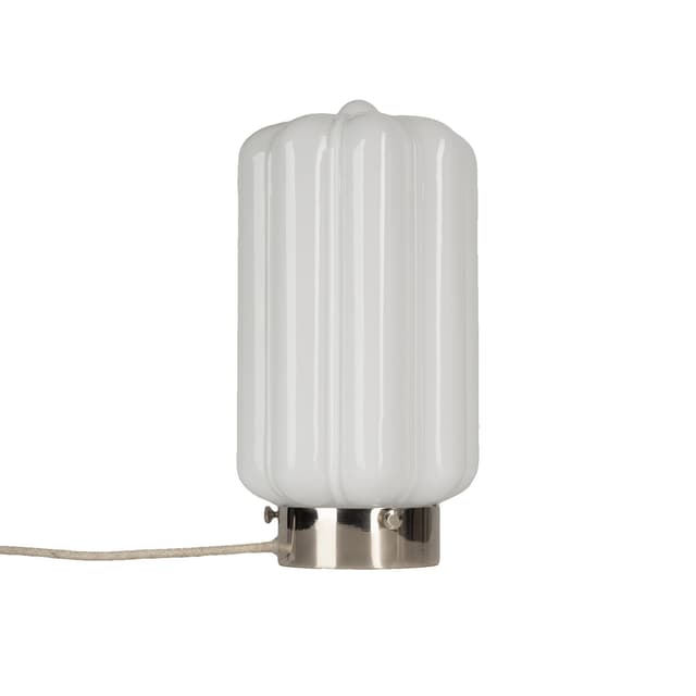 Lampa stołowa Deco szło opalowe, nikiel, Embassy Interiors - WYMIARY