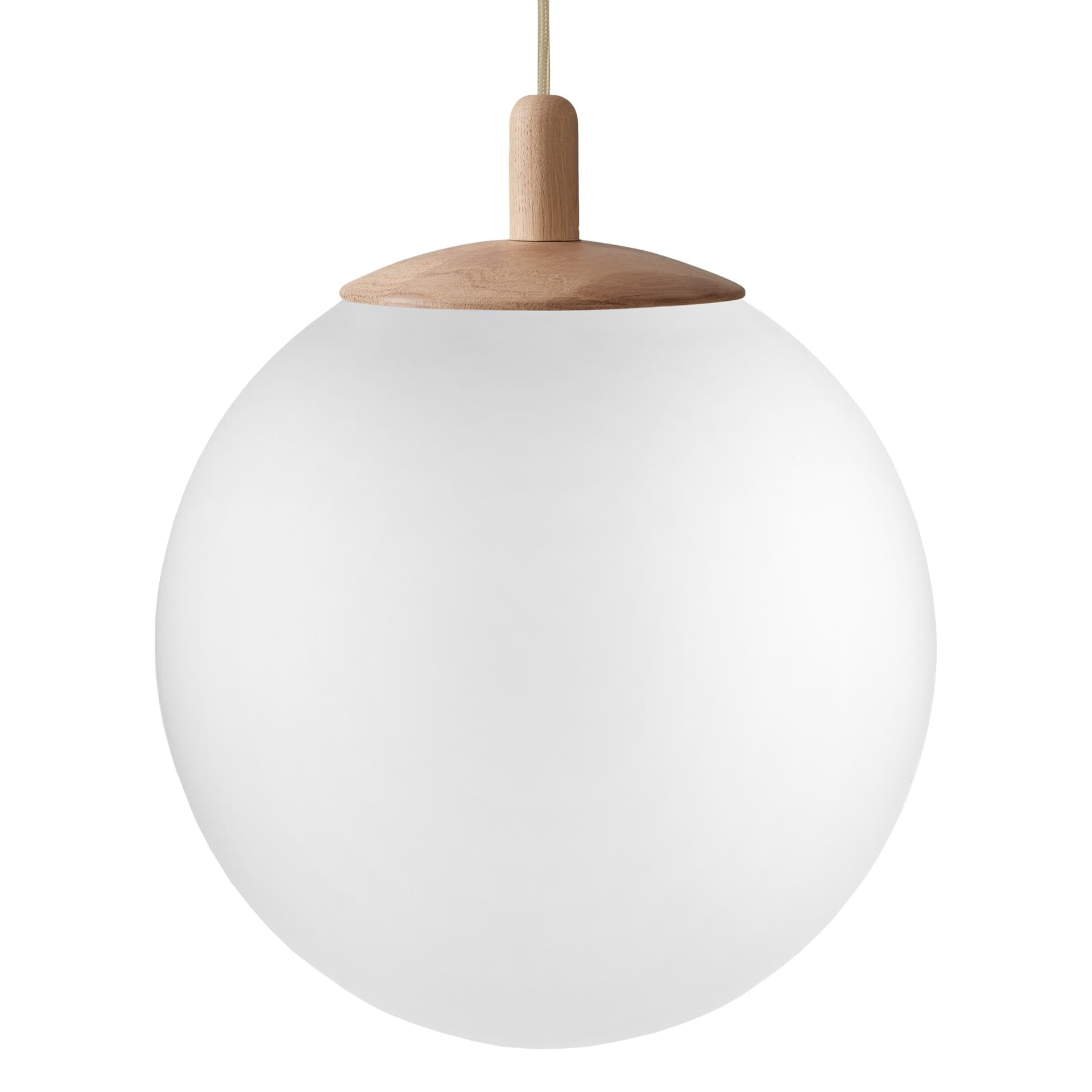 Lampa wisząca ALUR WOOD L Ø40 cm dąb, Kaspa