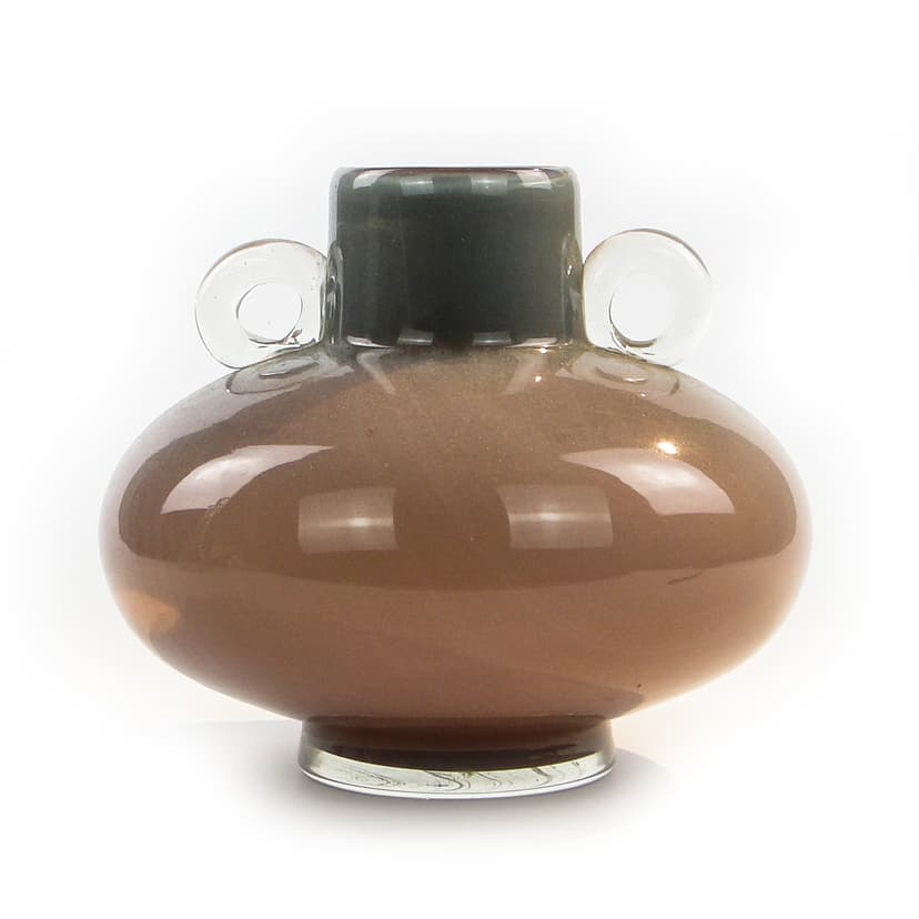 Wazon, mid-century modern, szkło, Polska, lata 70.