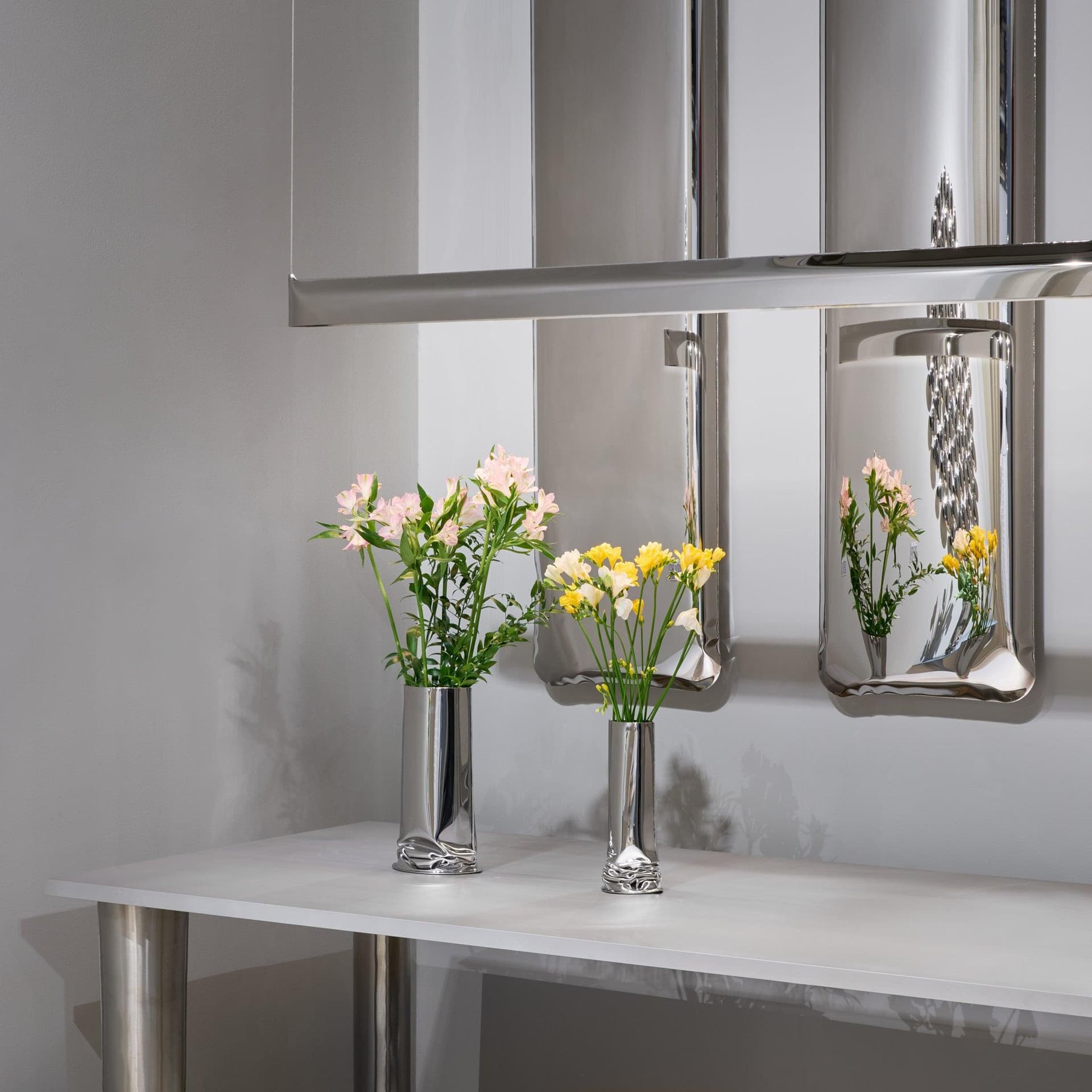 Lustro ścienne TAFLA IQ srebrne, Zieta Studio - 122273