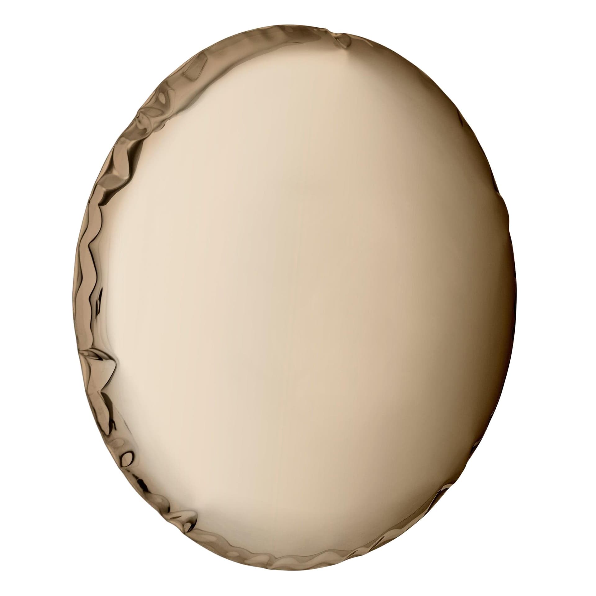 Lustro ścienne OKO złote 36 cm, Zieta Studio - 114087