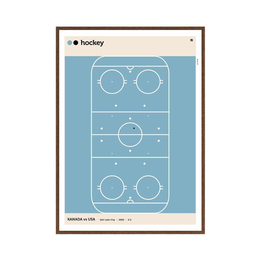 Plakat Hockey 40x50, aut. K. Jasińska, GRA-FIKA - 124376