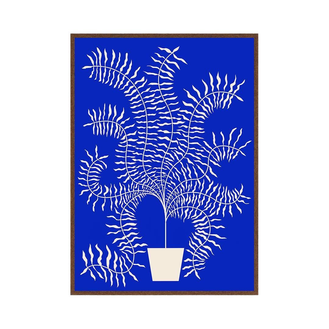 Plakat Paprotka / Indigo 2 50x70 cm, aut. K. Jasińska, GRA-FIKA - 124326