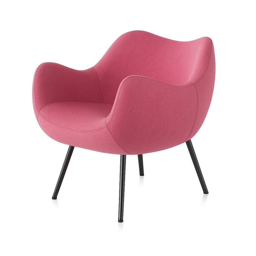 Fotel RM58 Soft Medley różowy, proj. R. Modzelewski, VZÓR