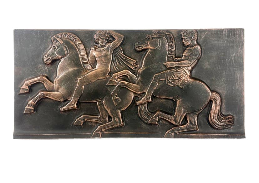 Wall relief, copper, Germany, 1960s
