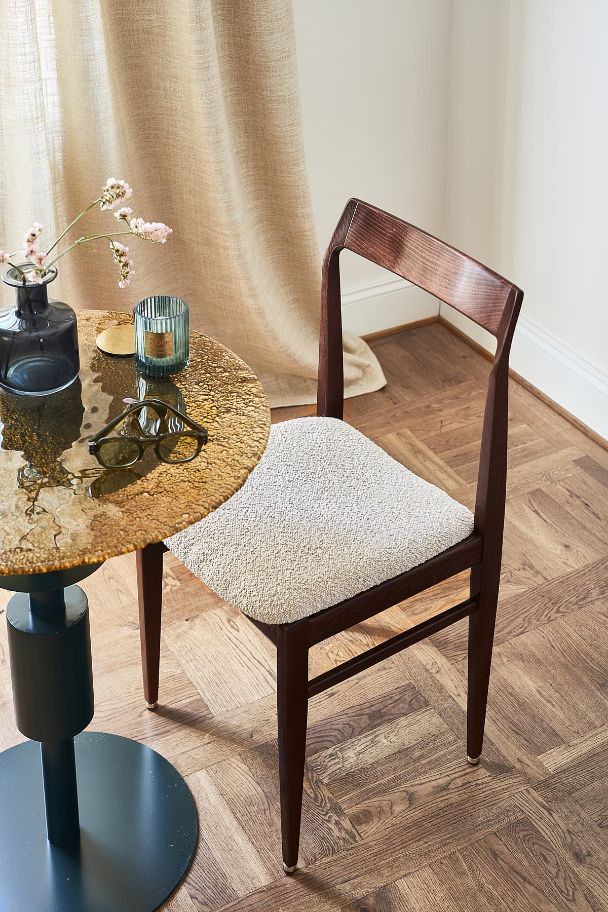 Krzesło Homa GFM-104, Recycled Wool Sand, proj. E. Homa, 366 Concept - 144320