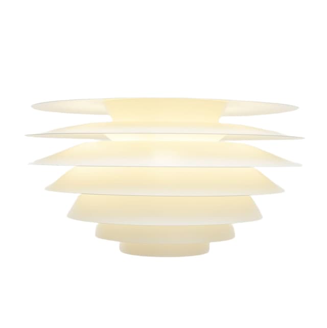 Lampa wisząca Verona, metal biały, proj. S. Middelboe, Lyfa, Dania - WYMIARY