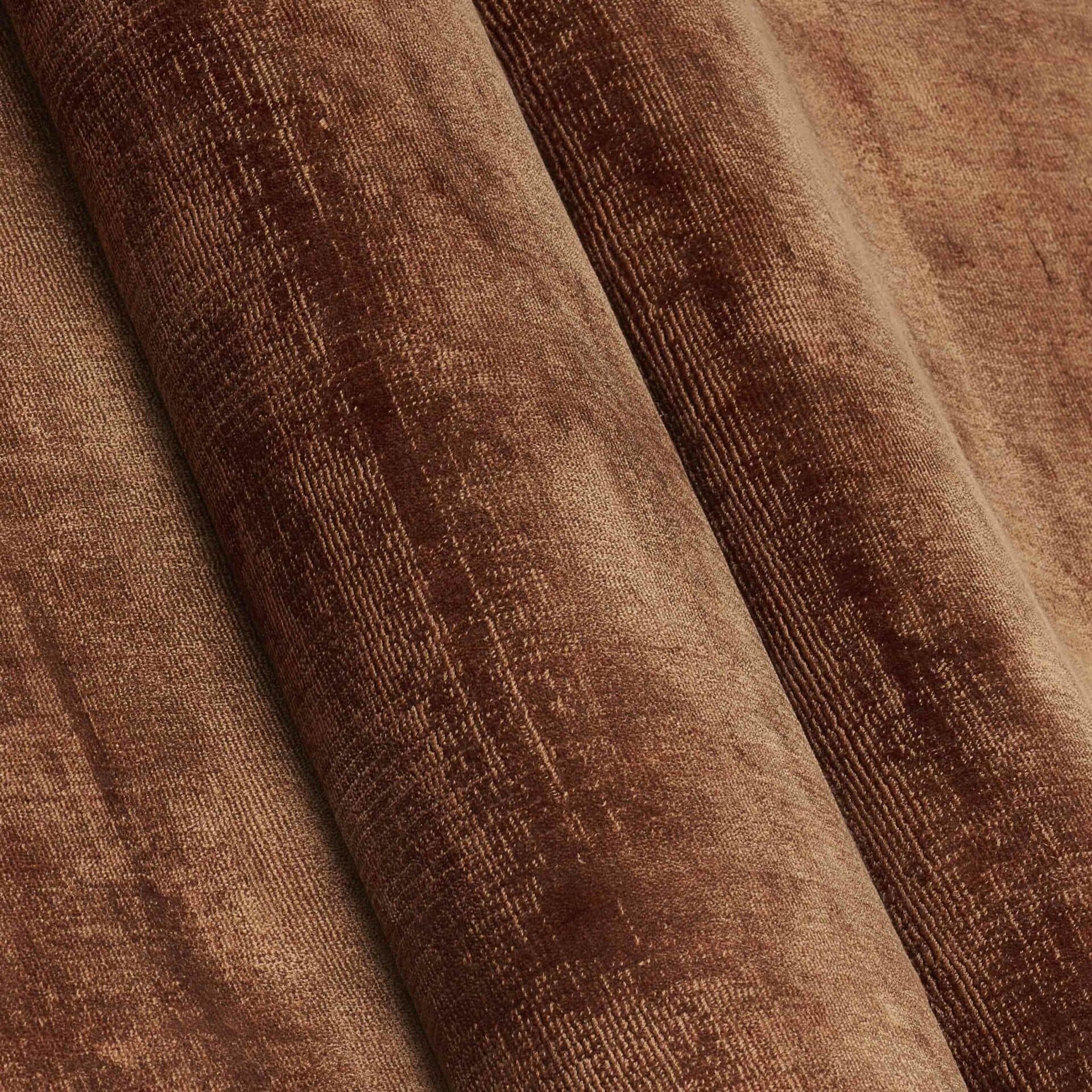 Dywan okrągły Desert Rust Round brązowy, tencel, 200x200 cm, Carpets & More - 168211