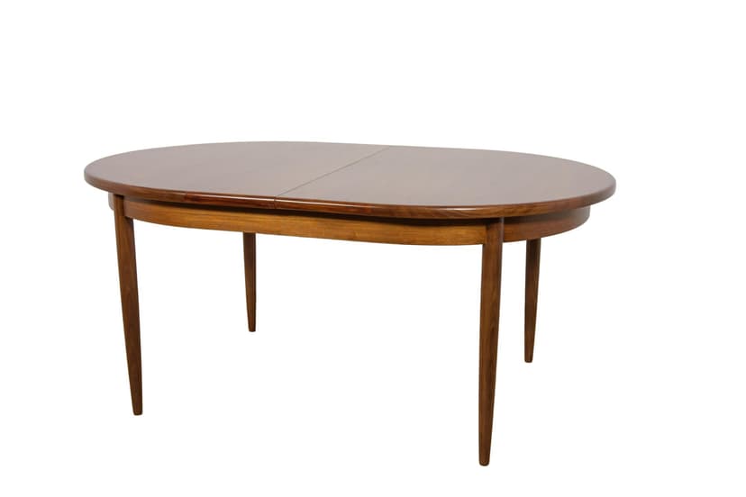 Stół owalny rozkładany, teak brązowy, G-Plan, Wielka Brytania, lata 60.