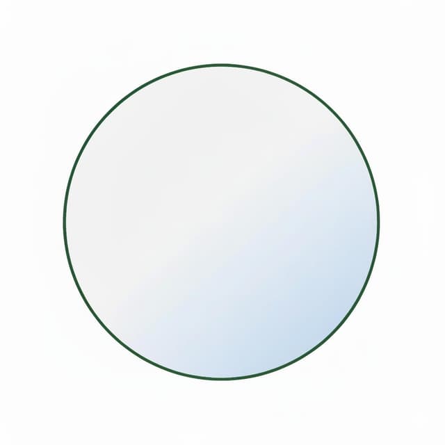 Lustro okrągłe Colors Round fi 50 cm, zielone, Baltica - WYMIARY