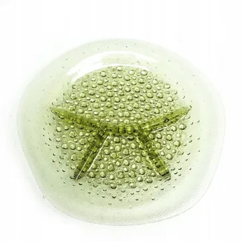 Kabaret na przystawki Krople rosy, Polish Modernism, szkło prasowane, Ząbkowice, Polska, lata 70.