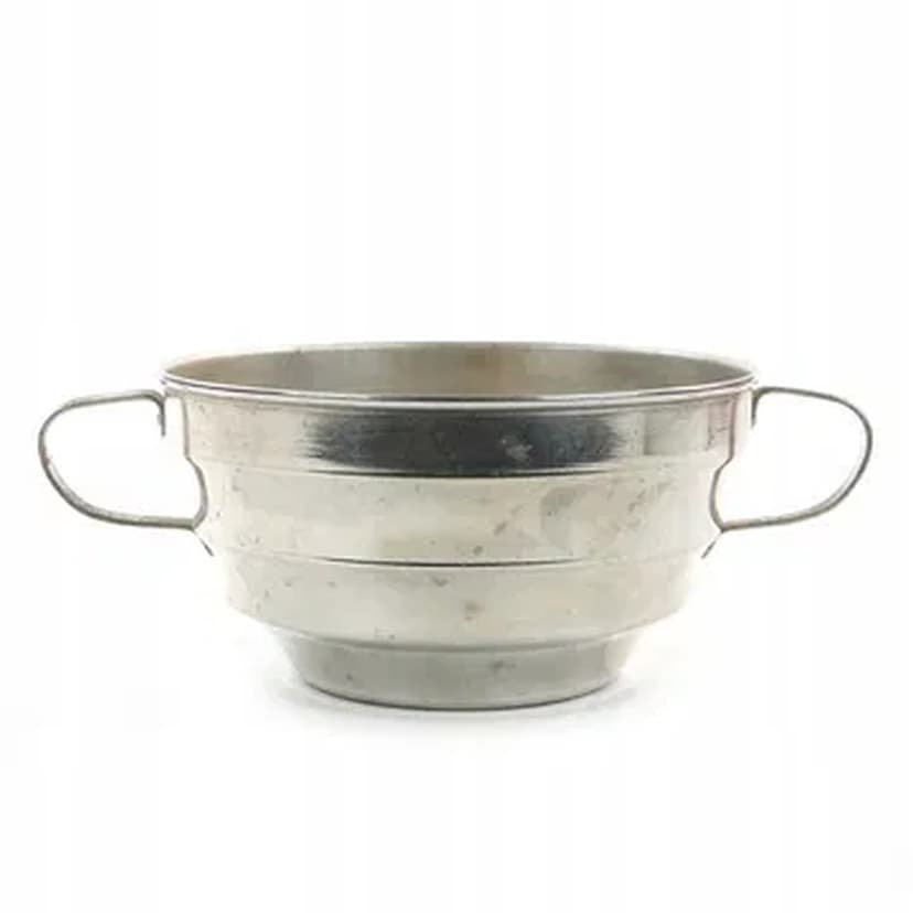 Art Nouveau sugar bowl, silver-plated brass, Germany, early 20th c.