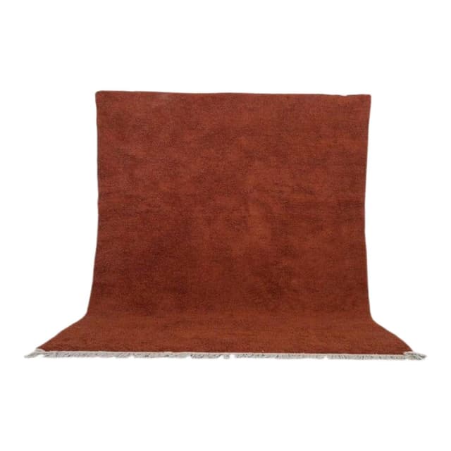 Ręcznie tkany dywan 200x300 cm, wełna, brązowy, Maroko - WYMIARY