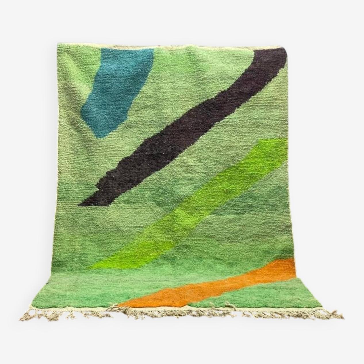 Ręcznie tkany dywan 200x300 cm, wełna, wielokolorowy, Maroko - 201379