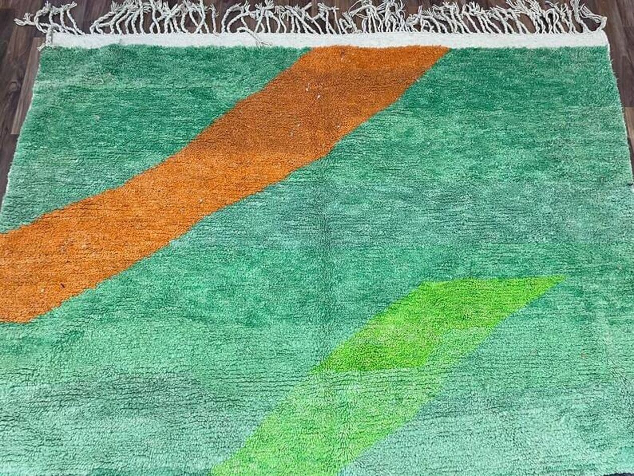 Ręcznie tkany dywan 200x300 cm, wełna, wielokolorowy, Maroko - 201385