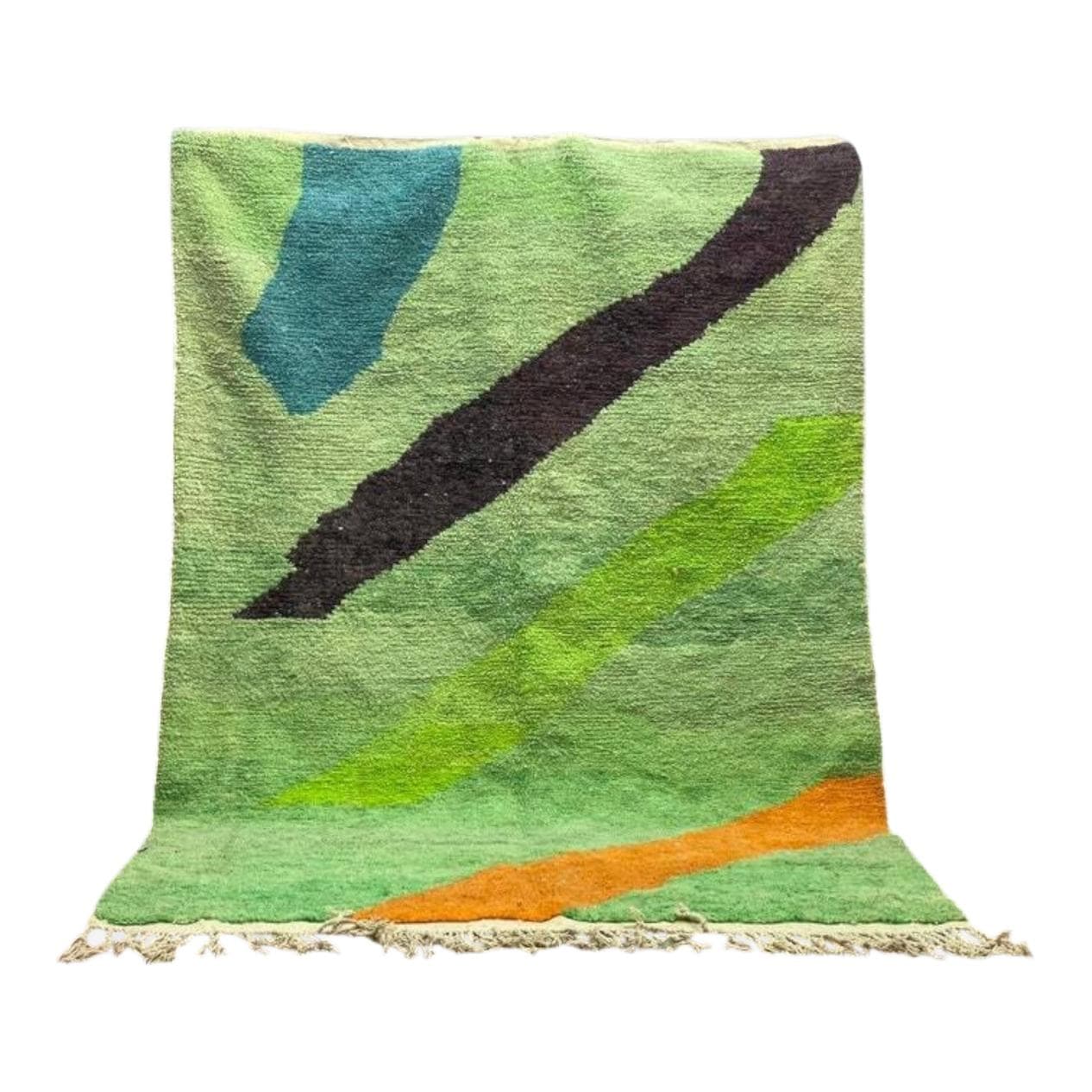 Ręcznie tkany dywan 200x300 cm, wełna, wielokolorowy, Maroko