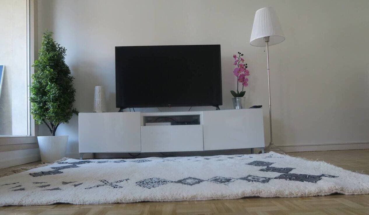 Ręcznie tkany dywan 300x200 cm, wełna, biały, Maroko - 201352