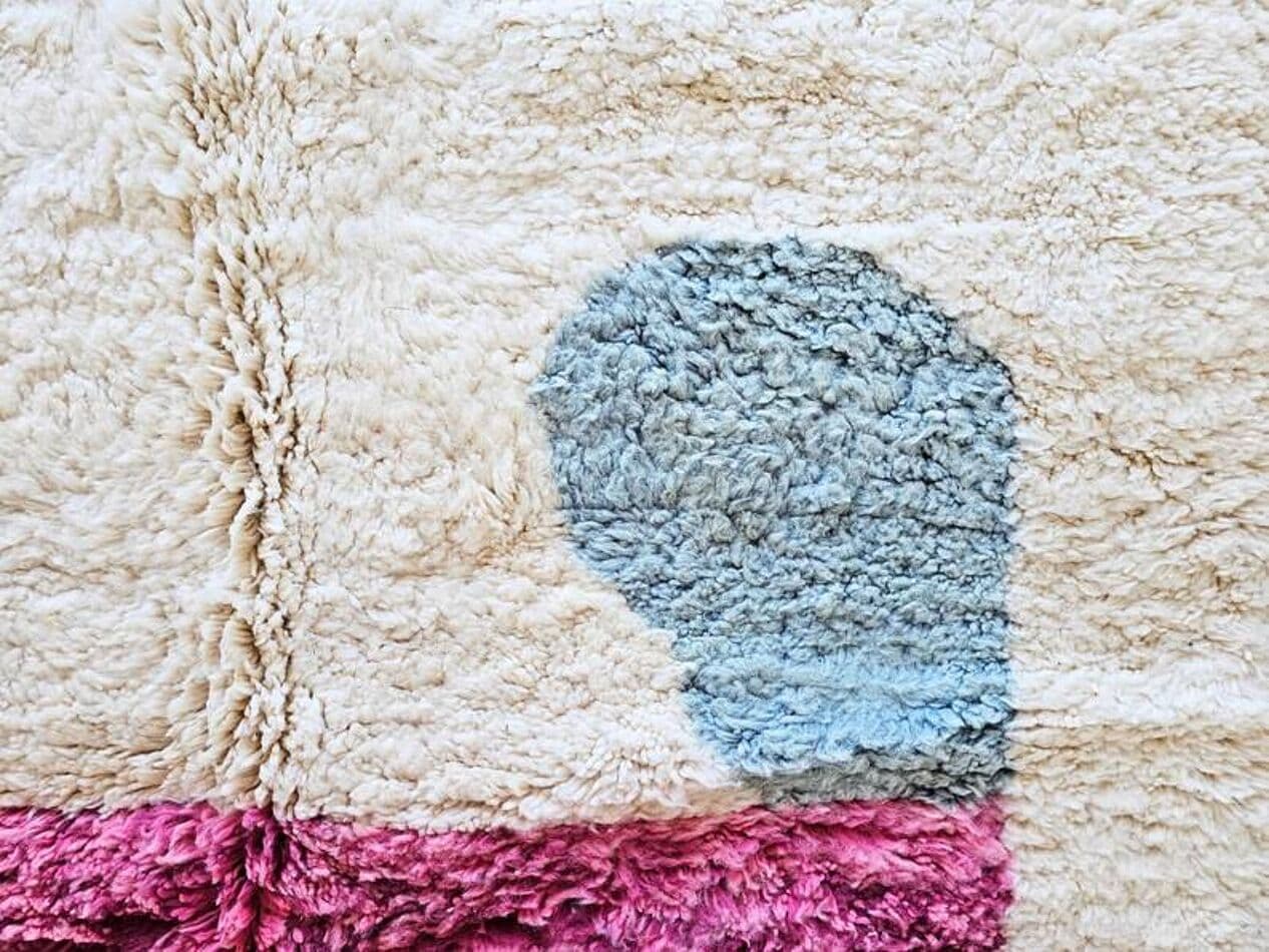 Ręcznie tkany dywan 200x300 cm, wełna, wielokolorowy, Maroko - 202091