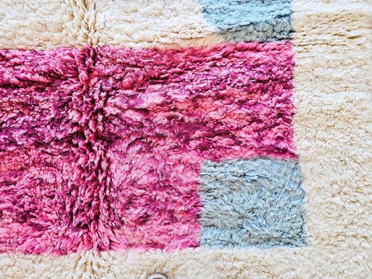 Ręcznie tkany dywan 200x300 cm, wełna, wielokolorowy, Maroko - 202092