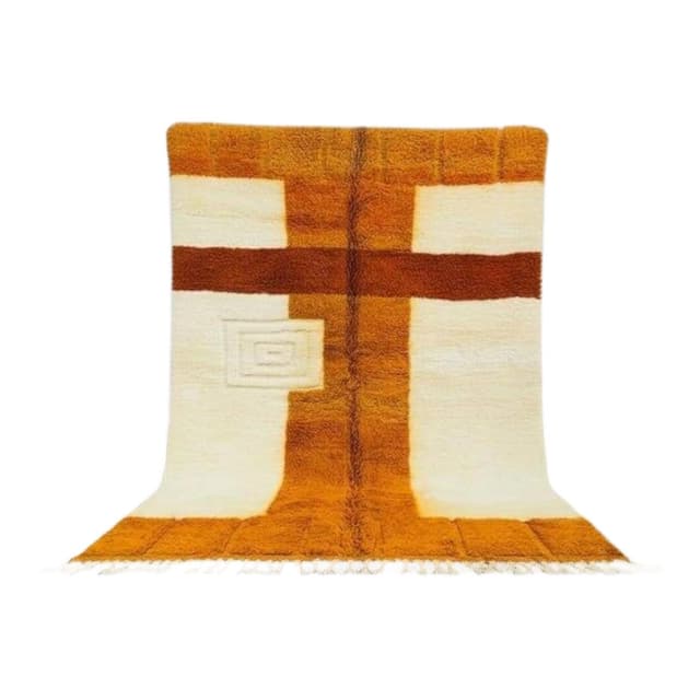 Ręcznie tkany dywan 150x250 cm, wełna, wielokolorowy, Maroko - WYMIARY