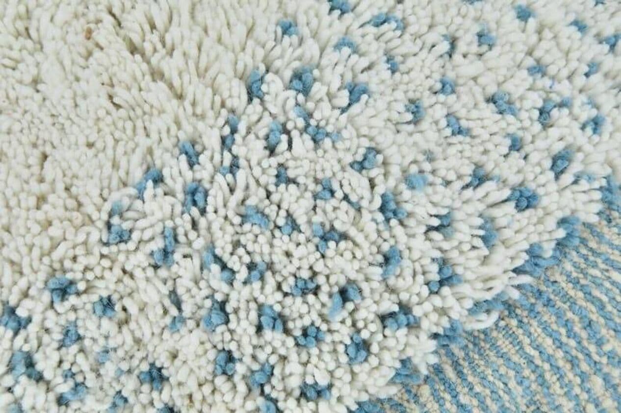 Ręcznie tkany dywan 150x250 cm, wełna, biały, Maroko - 205412