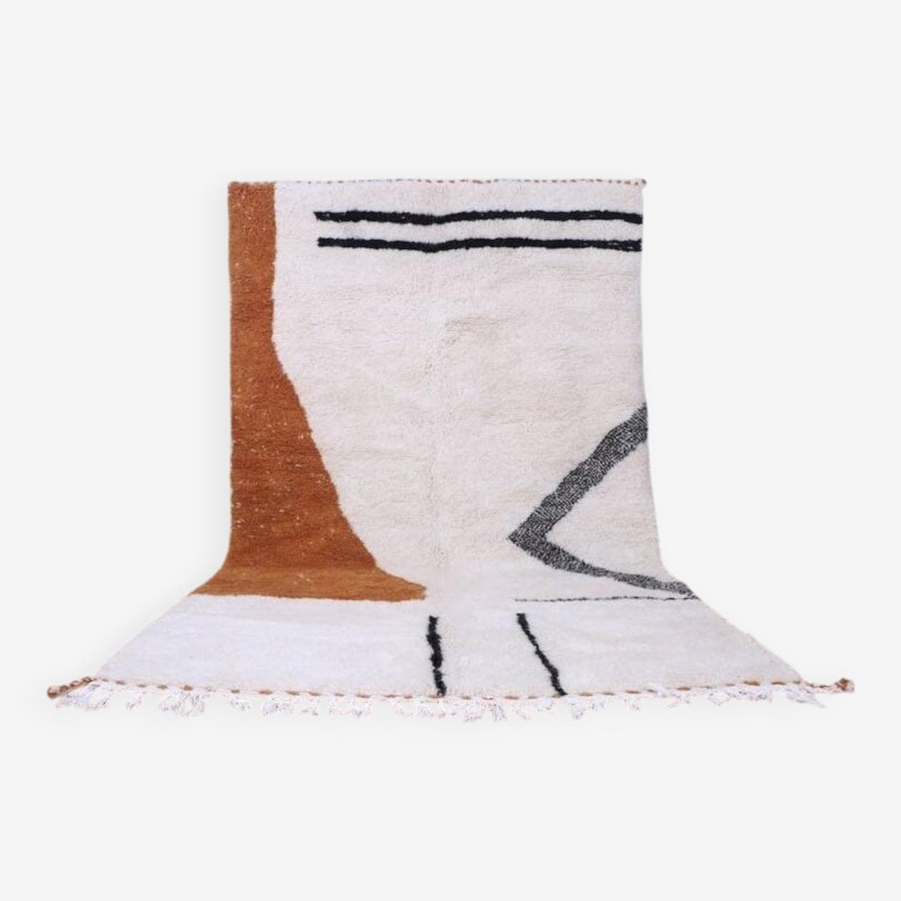 Ręcznie tkany dywan 150x250 cm, wełna, multikolor, Maroko - 205175