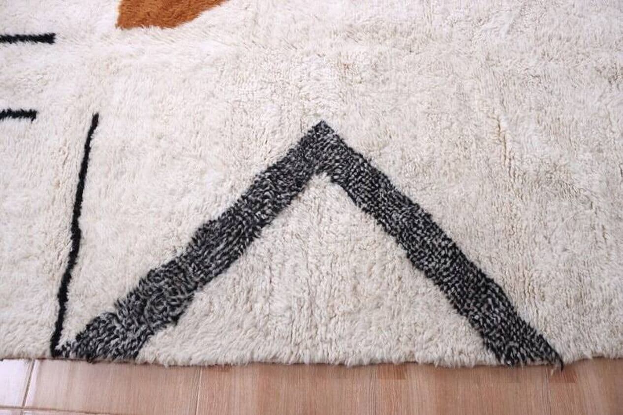 Ręcznie tkany dywan 150x250 cm, wełna, multikolor, Maroko - 205180