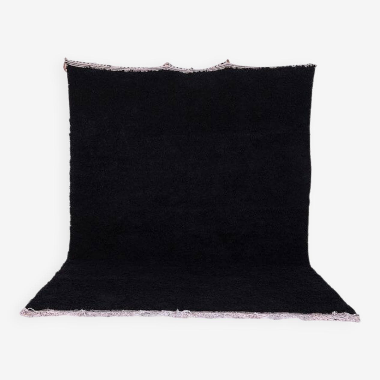 Ręcznie tkany dywan 200x300 cm, wełna, czarny, Maroko - 204057