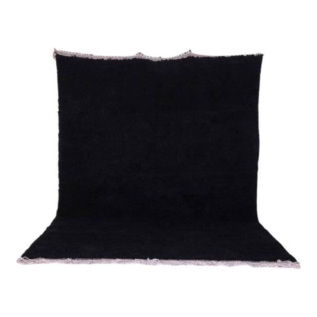 Ręcznie tkany dywan 200x300 cm, wełna, czarny, Maroko - WYMIARY