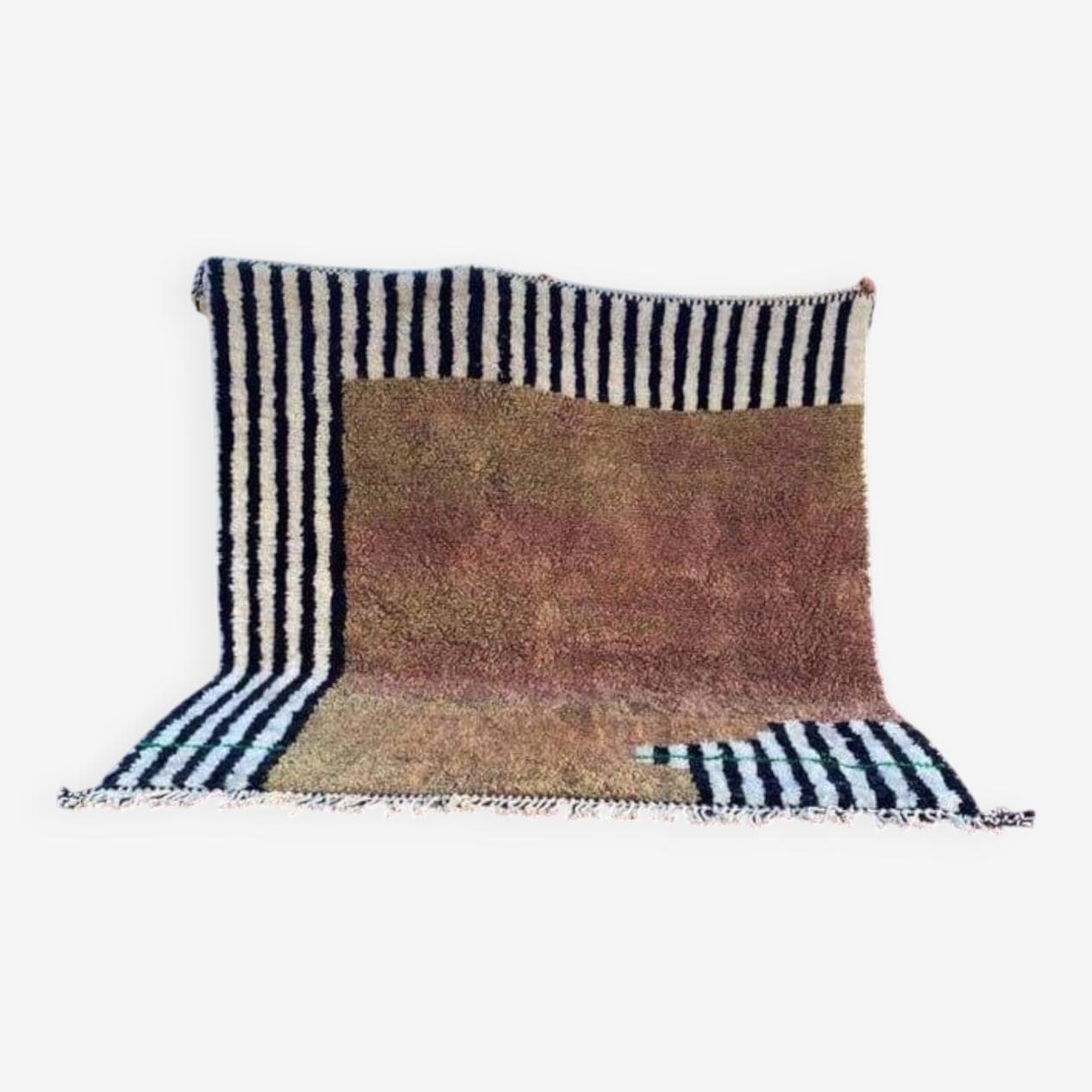 Ręcznie tkany dywan 150x250 cm, wełna, multikolor, Maroko - 206541