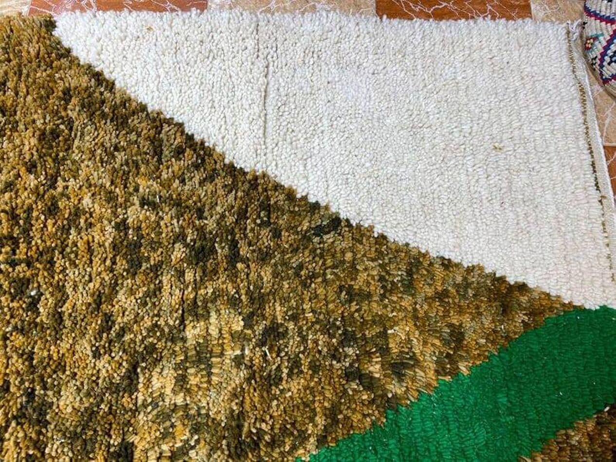 Ręcznie tkany dywan 150x250 cm, wełna, multikolor, Maroko - 208235