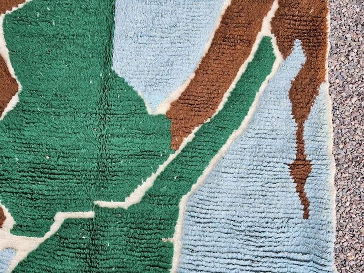 Handmade rug 150x250 cm, wool, multicolor, Morocco - 209370