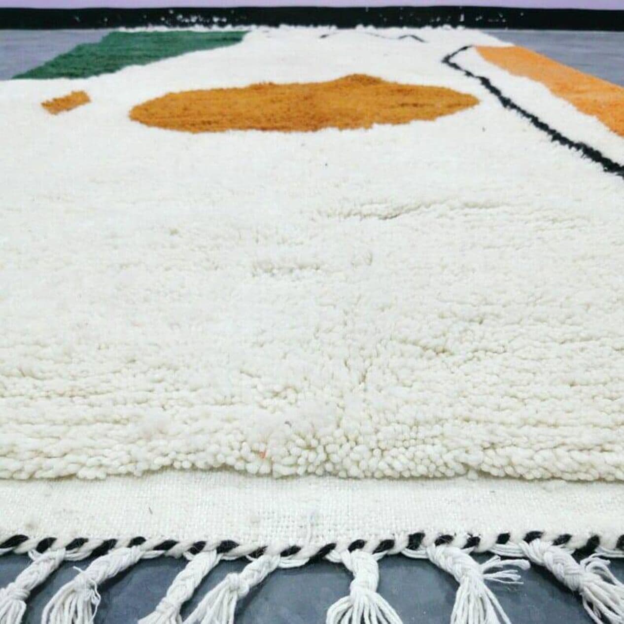 Ręcznie tkany dywan 150x250 cm, wełna, multikolor, Maroko - 209781