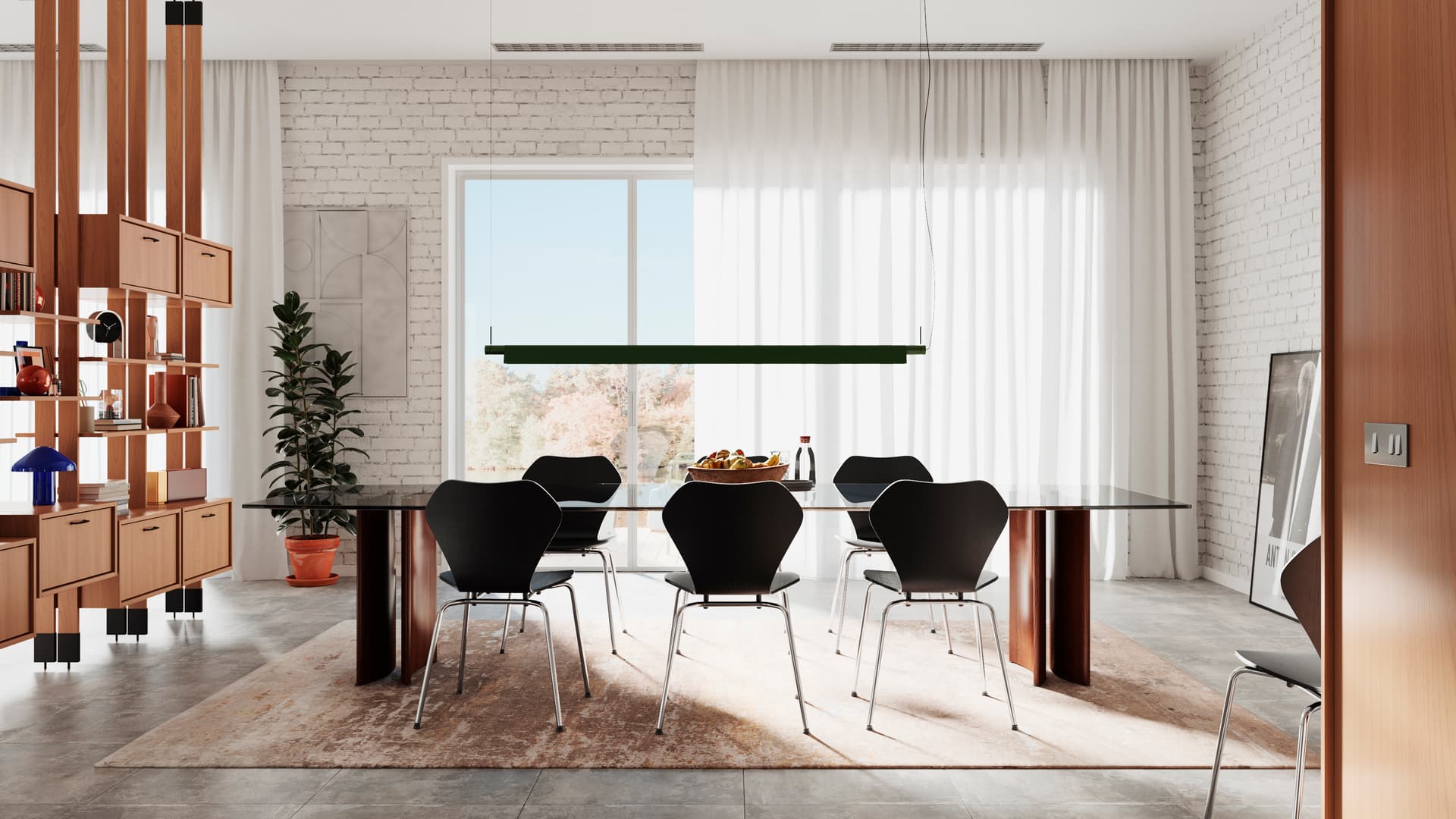 Krzesło KA237 Contract buk czarny i nogi chromowane, proj. A. Kuczma, VZÓR - 37784